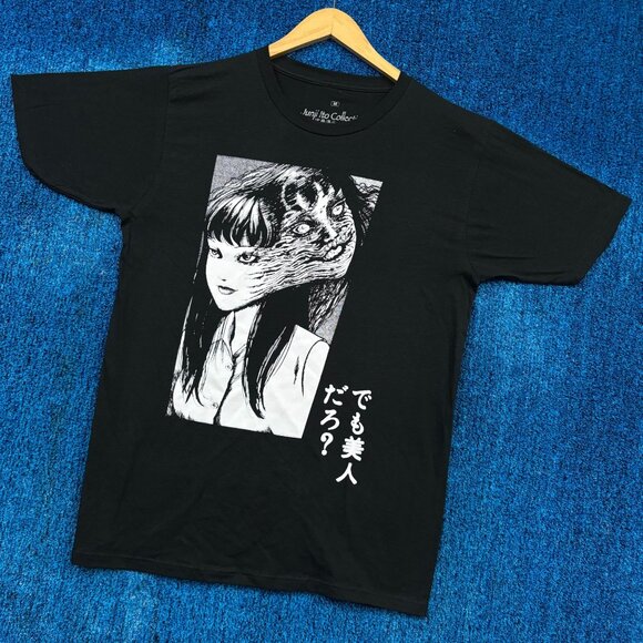 Junji Ito Uzumaki Azami Kurotani Horror T-Shirt Size Medium - Picture 3 of 4